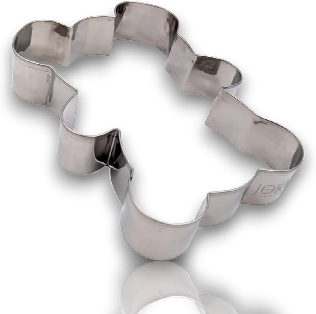 Teddy Bear Cookie Cutter 4” Large Shape Cookie Cutter Mold - 18/0 Stainless Steel