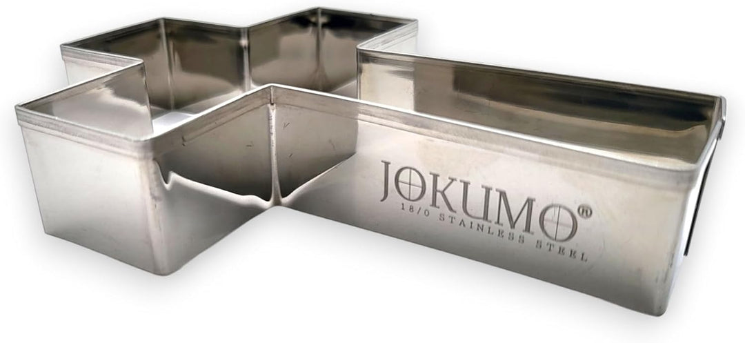 Cross Cookie Cutter 4” Large Holy Cross Shape Cookie Cutter Mold - 18/0 Stainless Steel