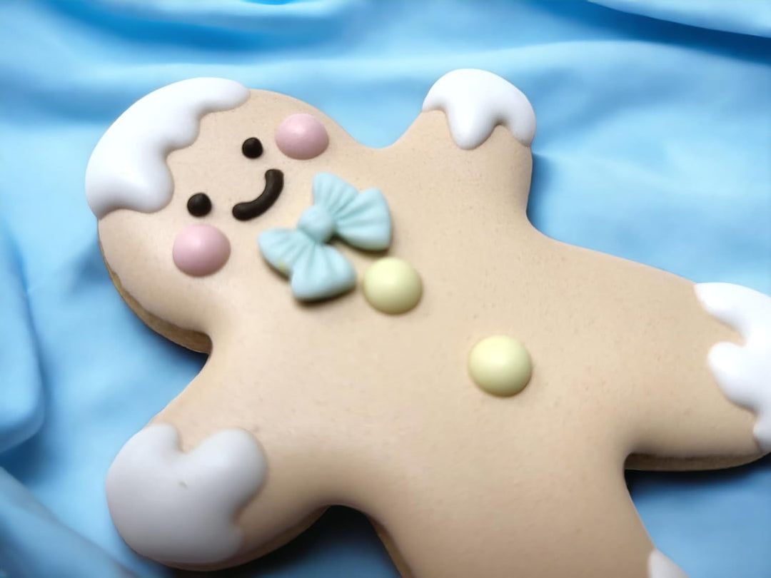 Gingerbread Men Set of 3 Cookie Cutter Set 4” Large Shape Cookie Cutter Mold - 18/0 Stainless Steel
