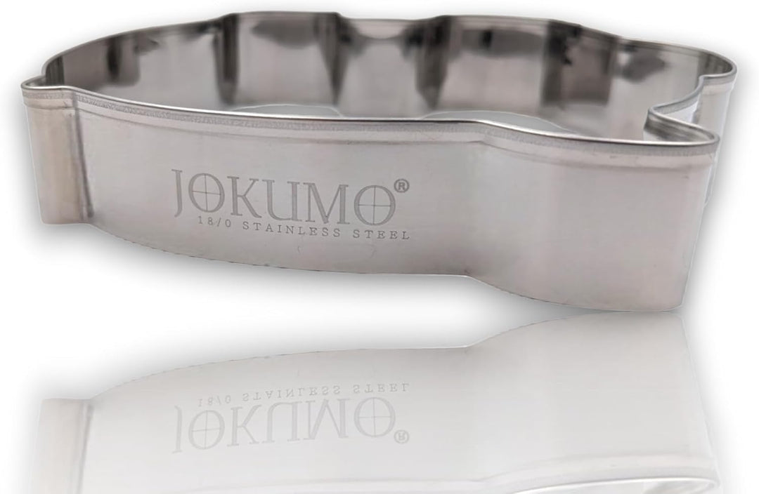 Cute Pig Cookie Cutter 4” Large Animal Shape Cookie Cutter Mold - 18/0 Stainless Steel