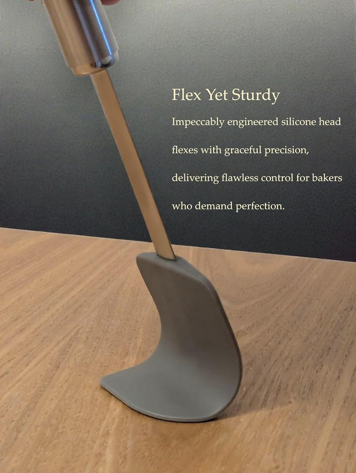 Pro Heavy Duty Silicone Spatula - Premium 18/10 Stainless Core, Ergonomic Tube Handle, 428°F Heat-Resistant - Ultra-Durable for Thick Mixes &amp; Nonstick Pans - BPA-Free, Dishwasher Safe