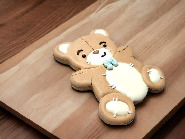 Teddy Bear Cookie Cutter 4” Large Shape Cookie Cutter Mold - 18/0 Stainless Steel