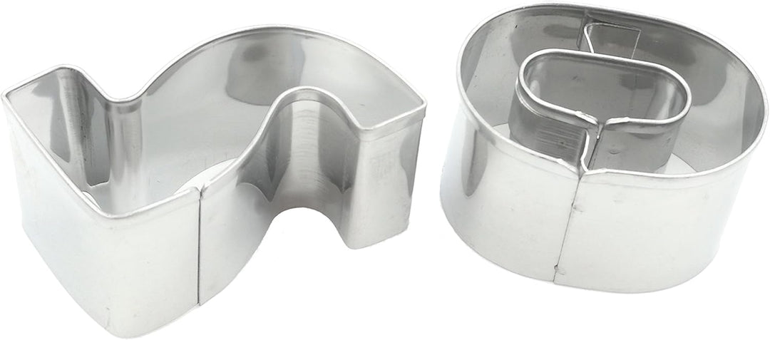 Small Number 0-8 Cutters Set - 430 Stainless Steel- Great For Icing and Fondant