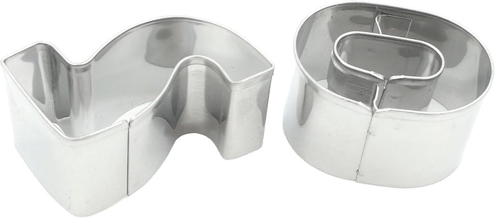 Small Number 0-8 Cutters Set - 430 Stainless Steel- Great For Icing and Fondant