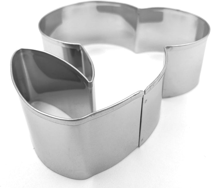 Fruit Cookie Cutters Set – 6PC High Grade 430 Stainless Steel –Apple, Banana, Cherry, Lemon, Grape, Pineapple