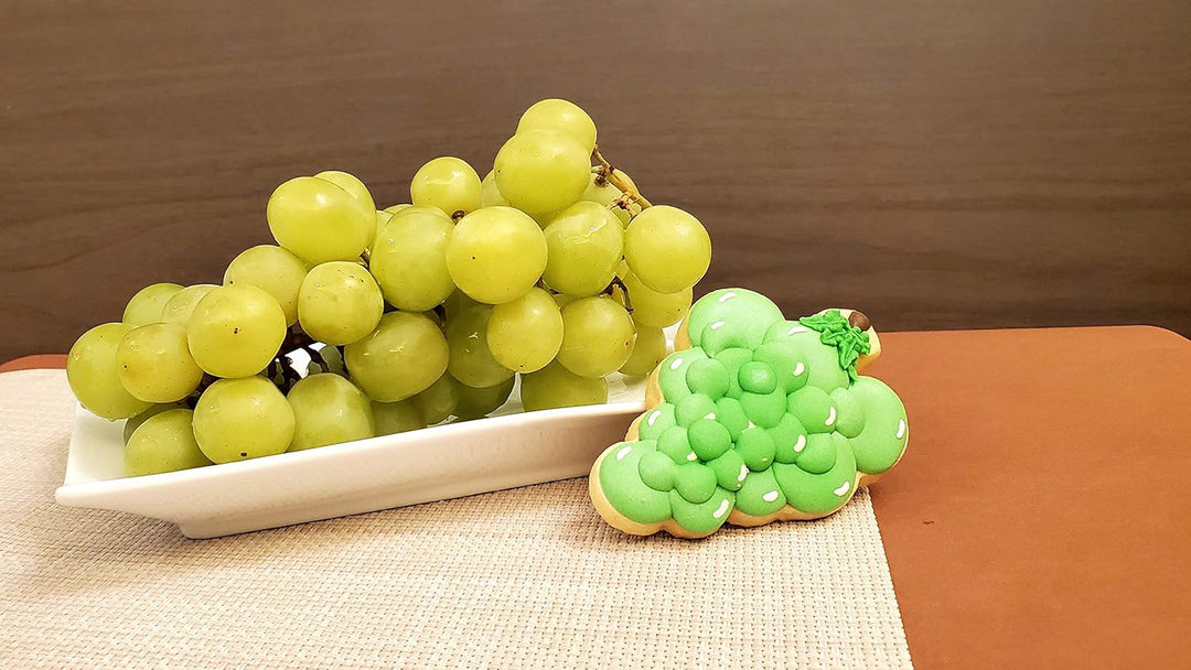 Fruit Cookie Cutters Set – 6PC High Grade 430 Stainless Steel –Apple, Banana, Cherry, Lemon, Grape, Pineapple