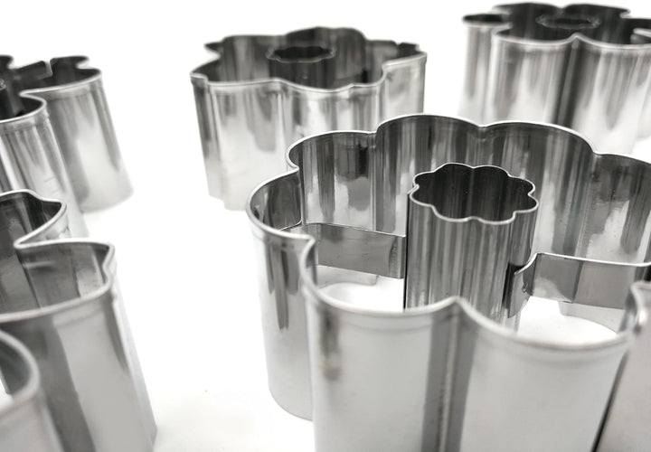 Flower Blossom Cookie Cutters Set – 8 PC High Grade 430 Stainless Steel – A Truly Unique set for Flower Lovers