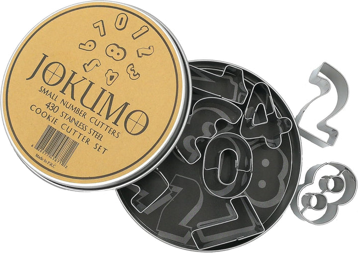 Small Number 0-8 Cutters Set - 430 Stainless Steel- Great For Icing and Fondant